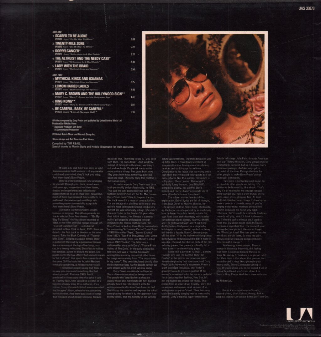 Dory Previn - One A.m. Phonecalls - Lp