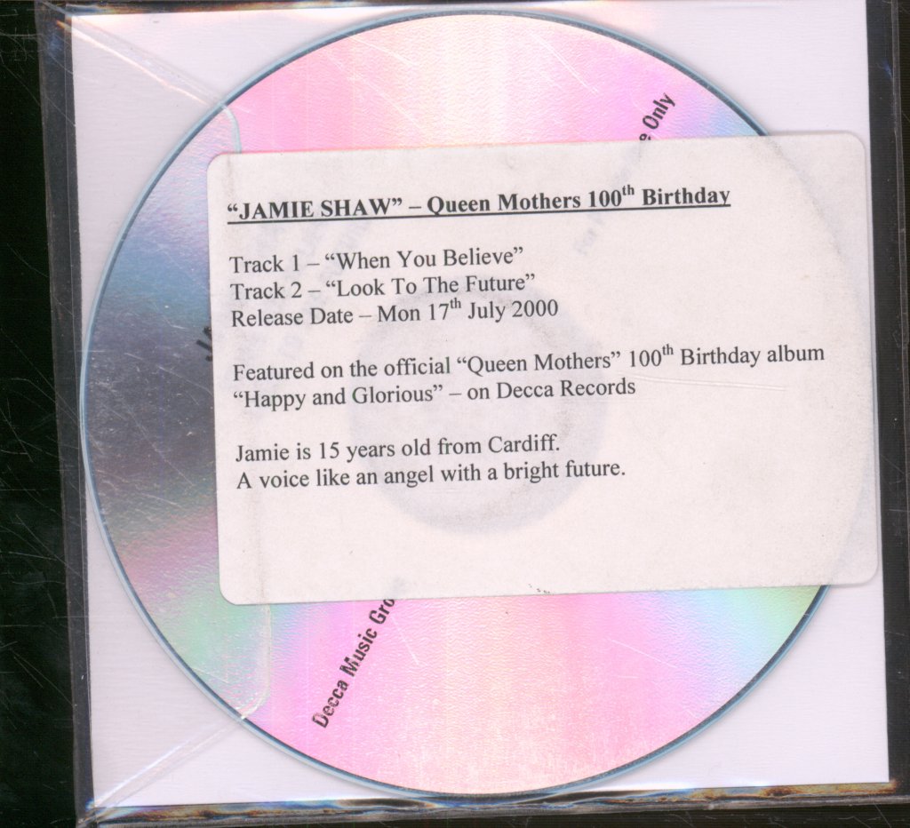 Jamie Shaw - When You Believe - Cdr