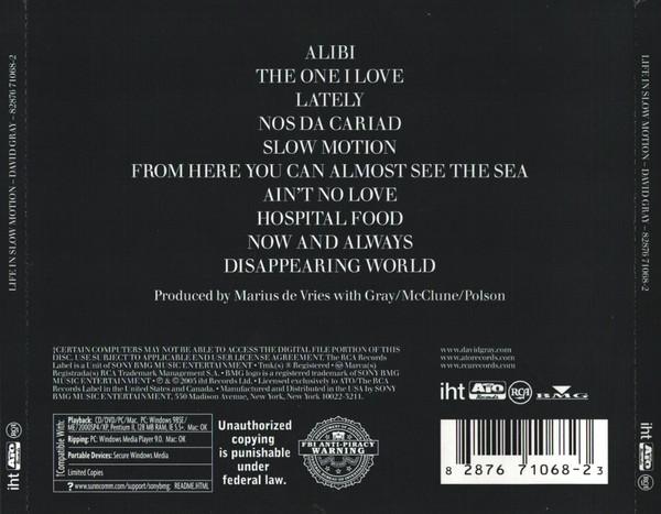 David Gray - Life In Slow Motion - Cd