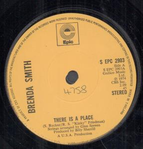 Brenda Smith - There Is A Place - 7 Inch