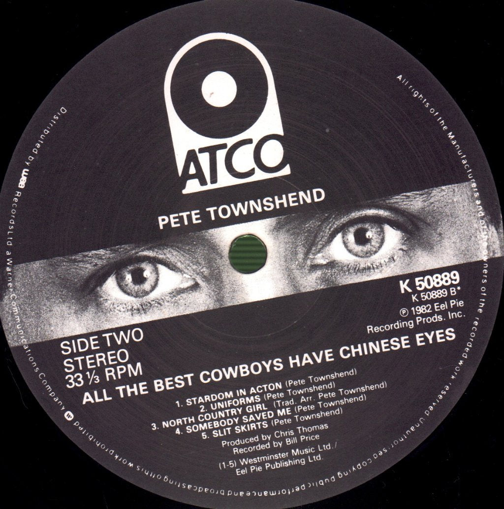 Pete Townshend - All The Best Cowboys Have Chinese Eyes - Lp