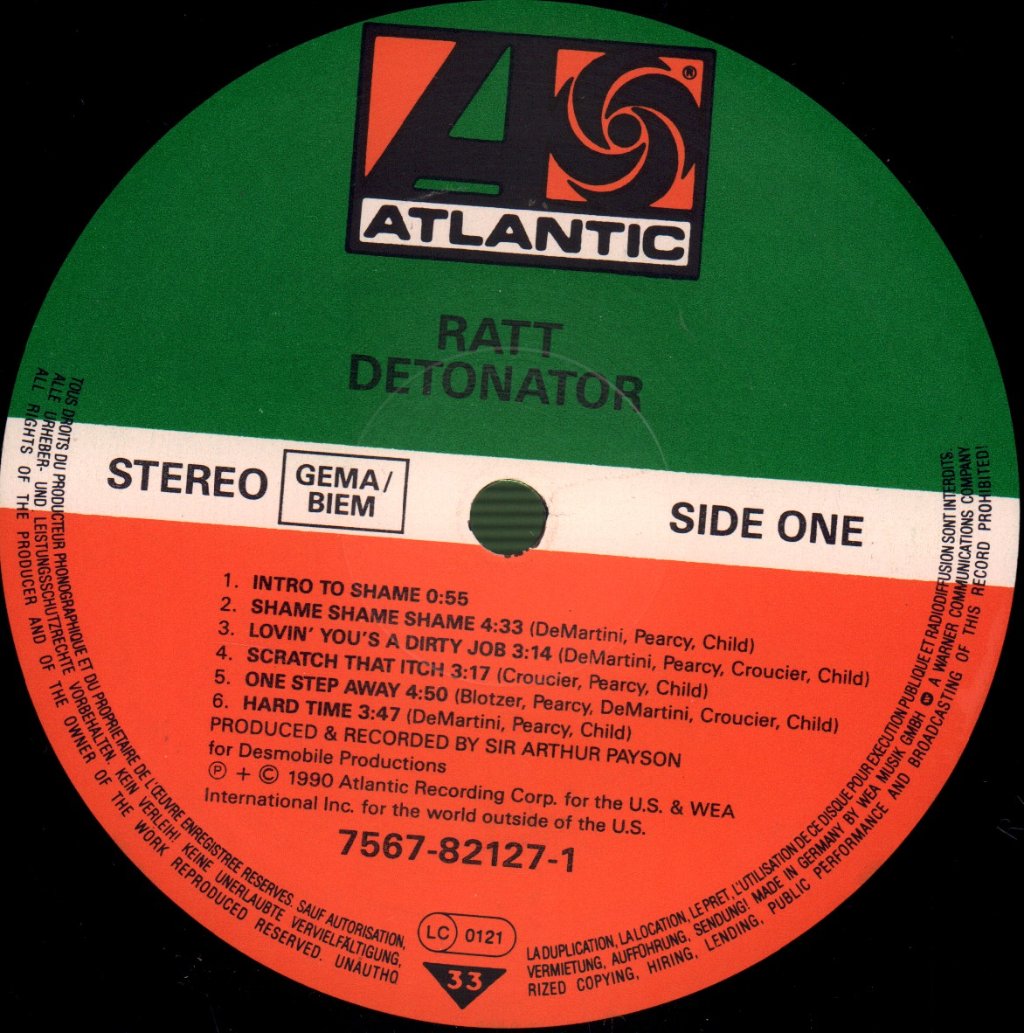 Ratt - Detonator - Lp