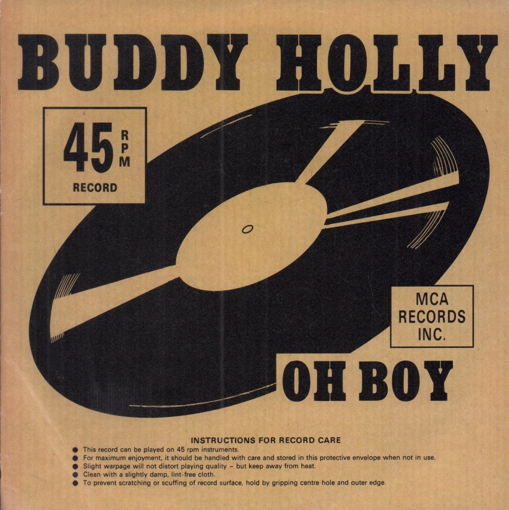 Buddy Holly - Oh Boy - 7 Inch