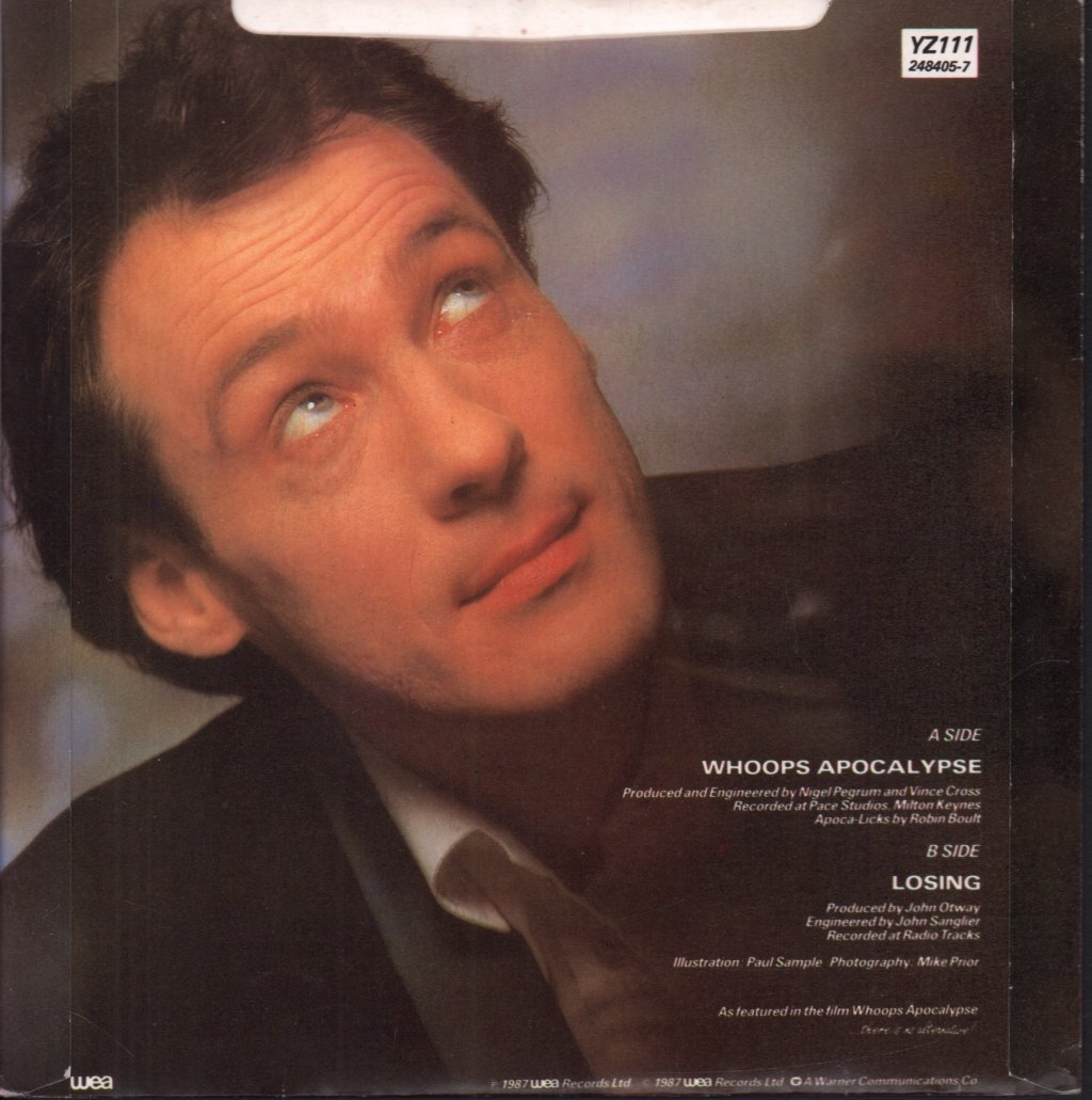 John Otway - Whoops Apocalypse - 7 Inch