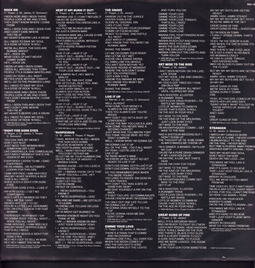 Black N Blue - In Heat - Lp