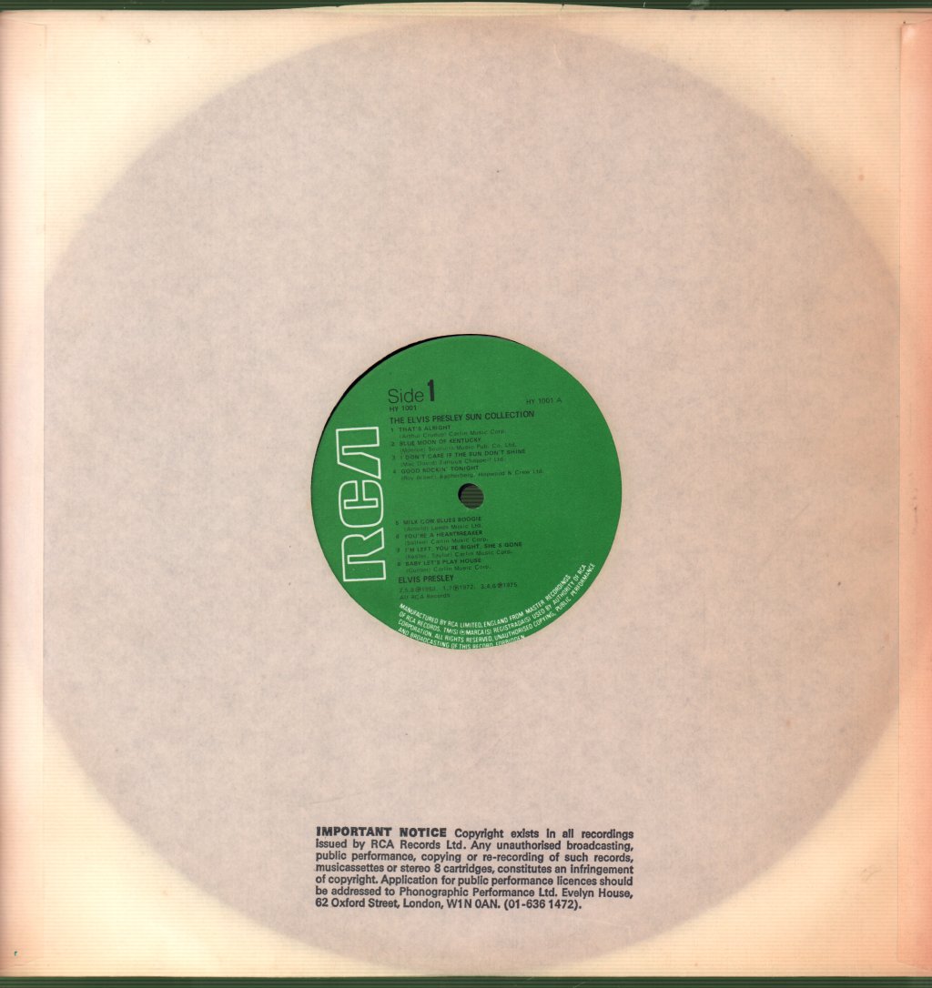 Elvis Presley - Sun Collection - Lp
