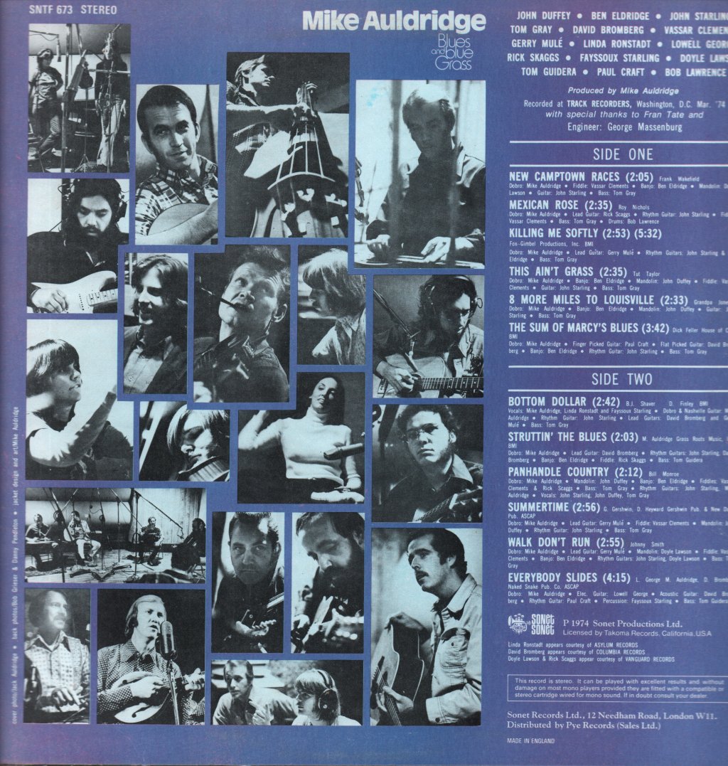 Mike Auldridge - Blues And Blue Grass - Lp