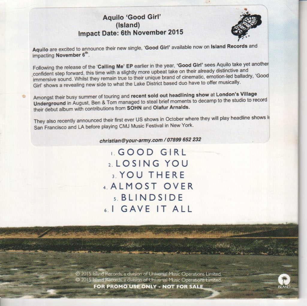 Aquilo - album sampler - Cdr