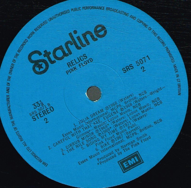 Pink Floyd - Relics - Lp