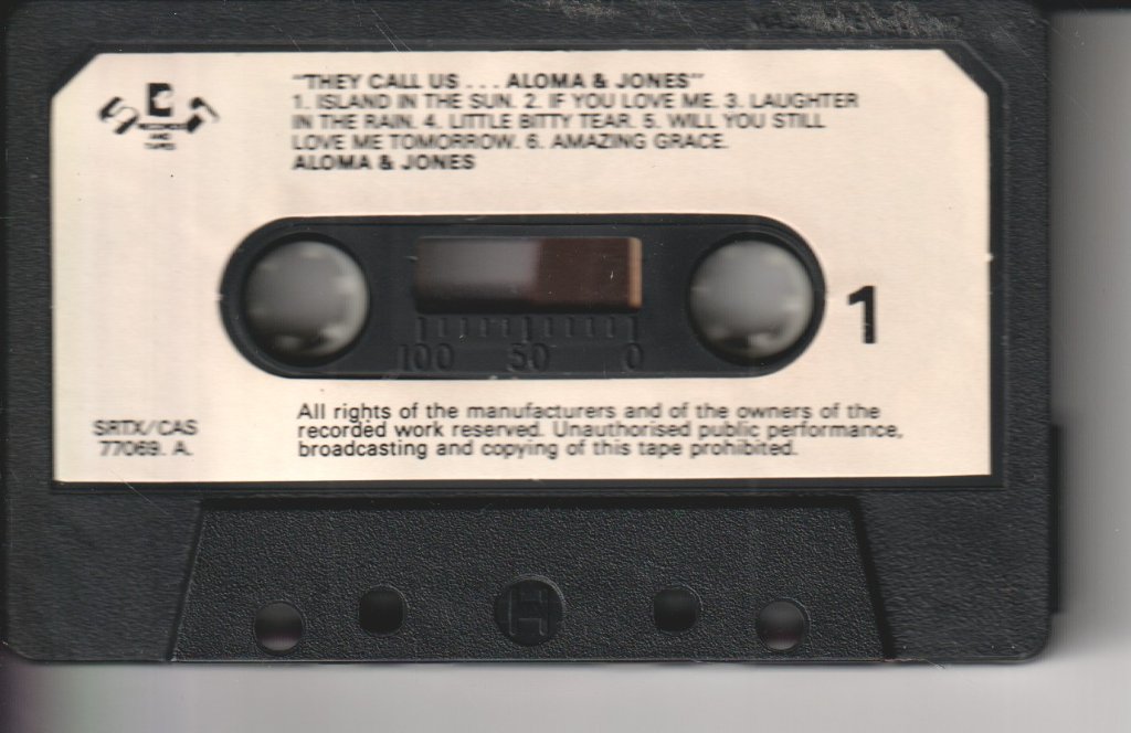 Aloma And Jones - They Call Us .... - Cassette