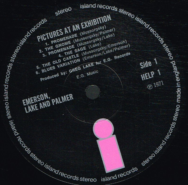 Emerson Lake And Palmer - Pictures At An Exhibition - Lp