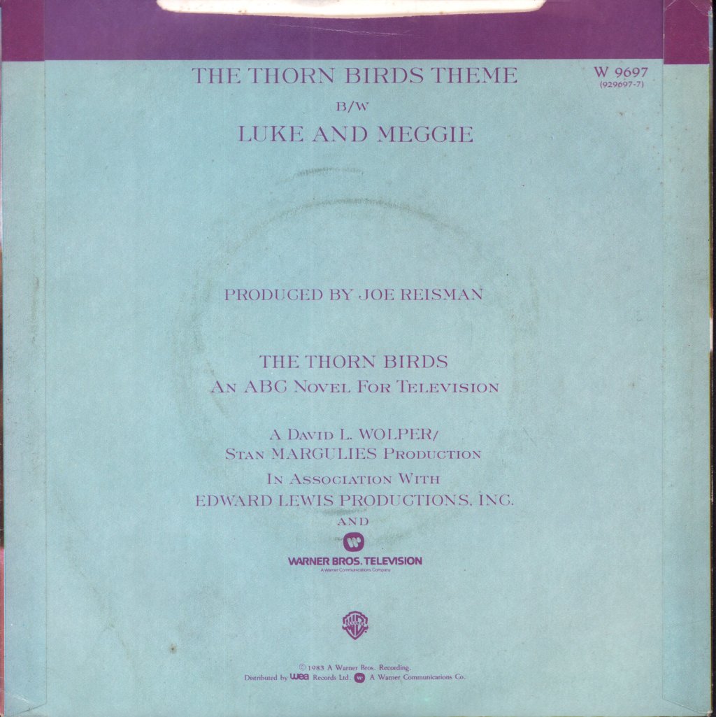 Henry Mancini And His Orchestra - Thorn Birds Theme - 7 Inch