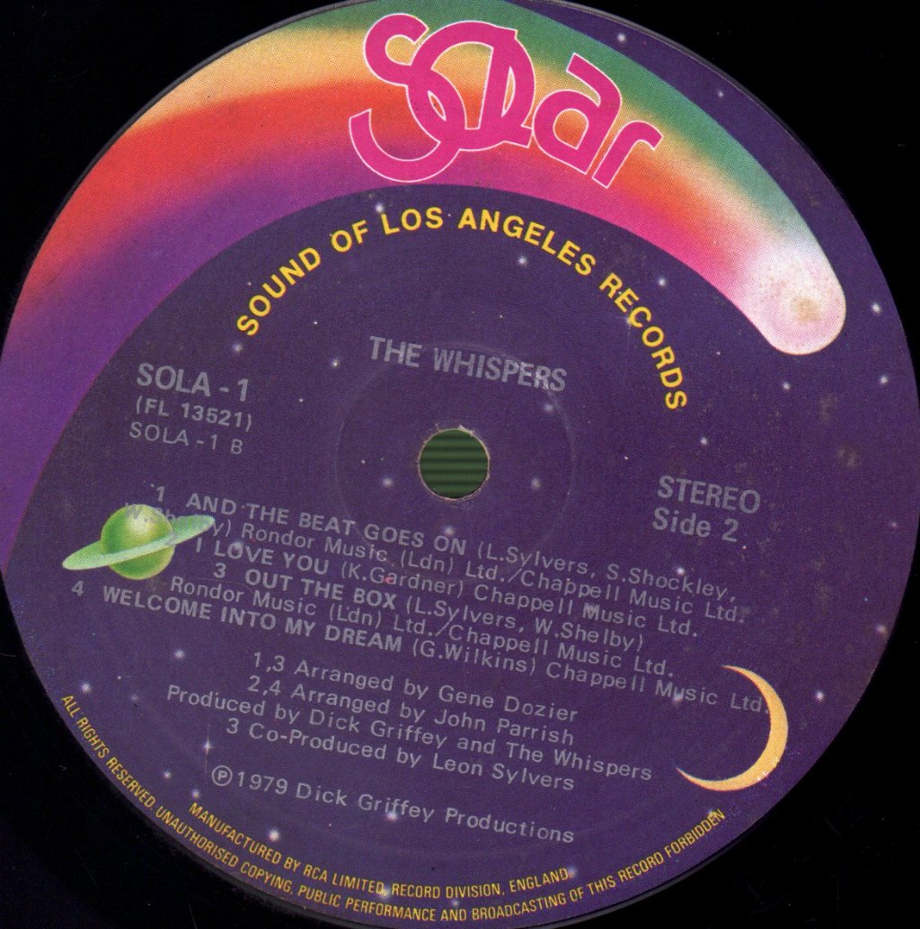 Whispers - Whispers - Lp