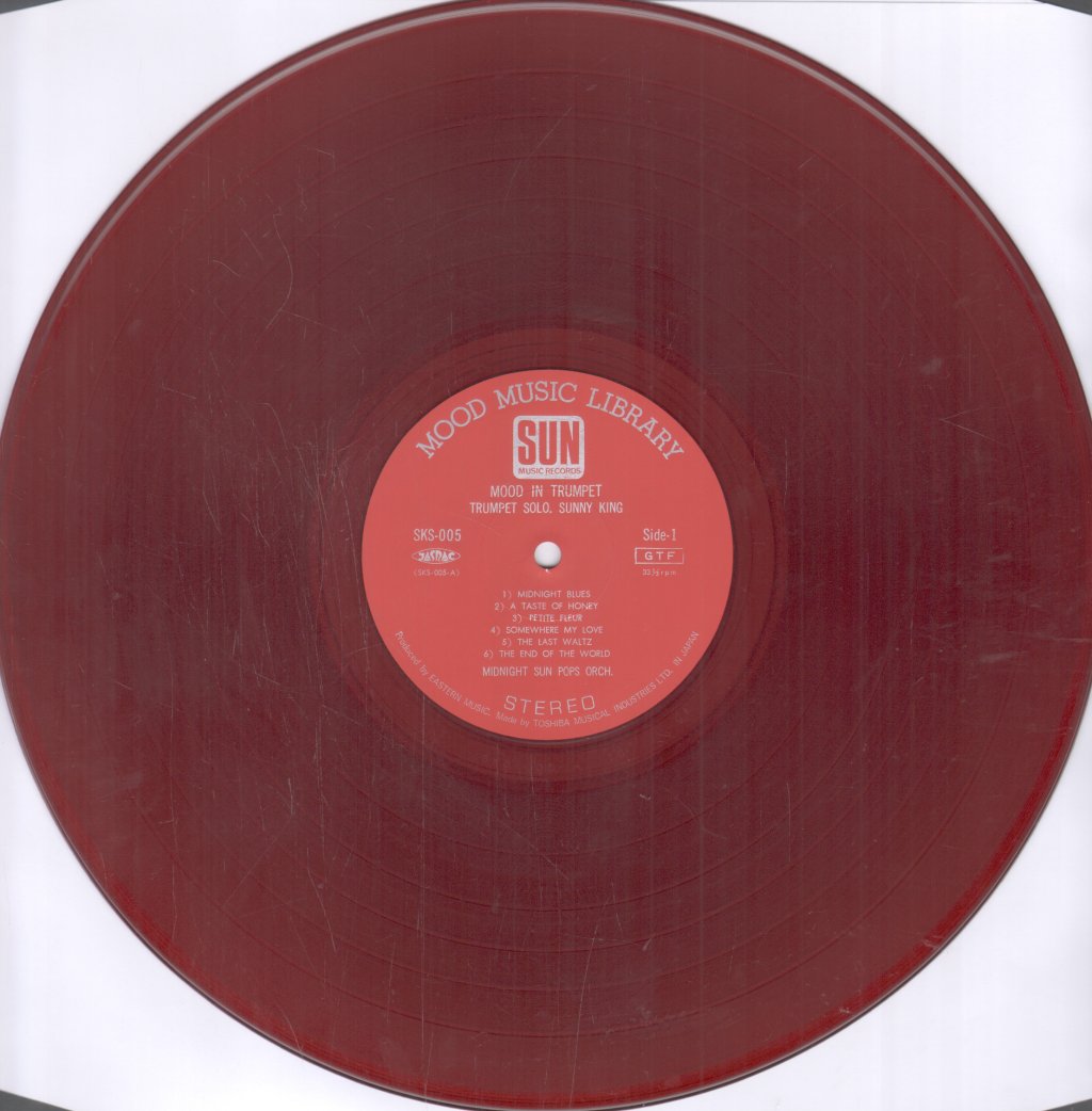 Midnight Sun Pops Orchestra / Sunny King - Mood In Trumpet - Lp