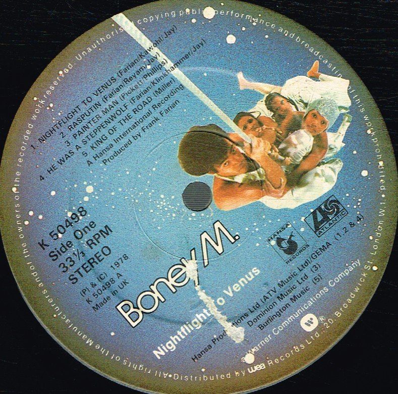 Boney M - Nightflight To Venus - Lp