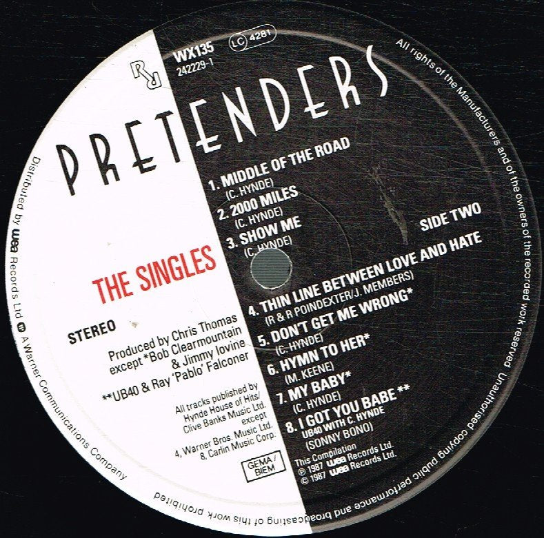 Pretenders - Singles - Lp