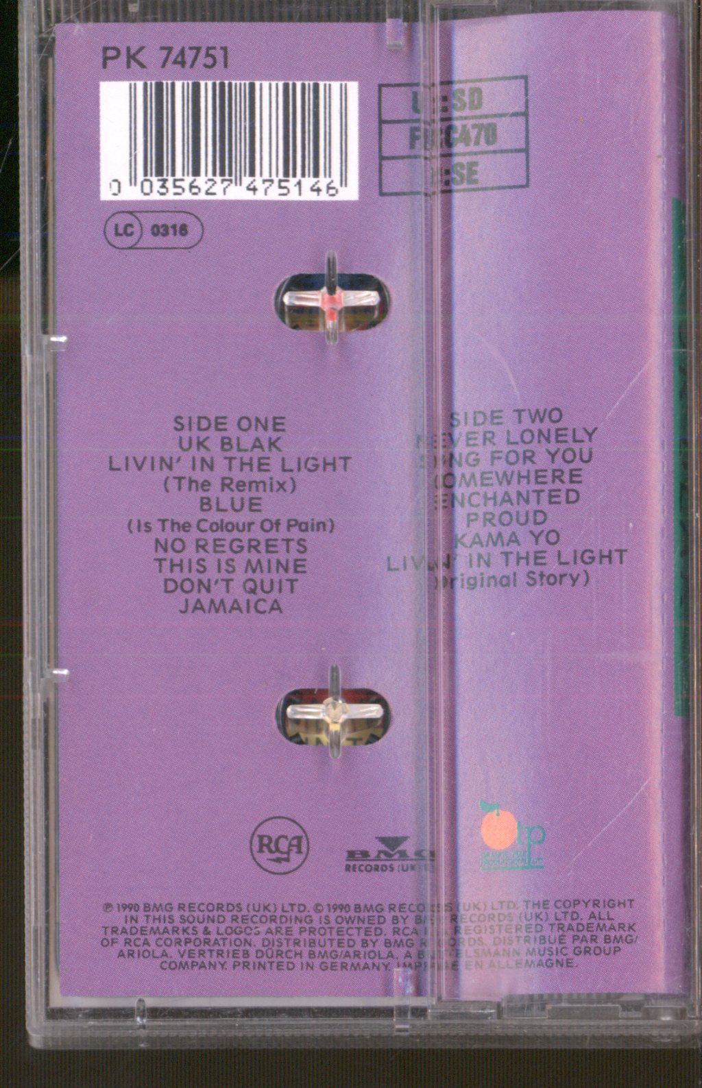 Caron Wheeler - UK Blak - Cassette