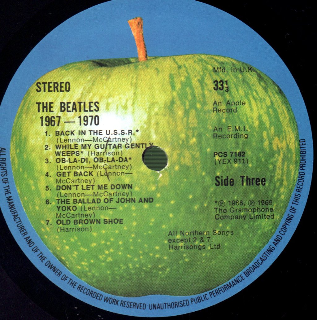 Beatles - 1967-1970 - Double Lp