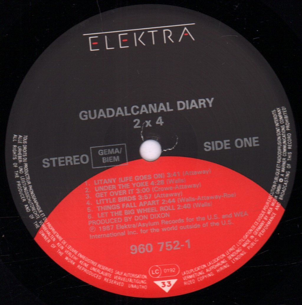 Guadalcanal Diary - 2 X 4 - Lp