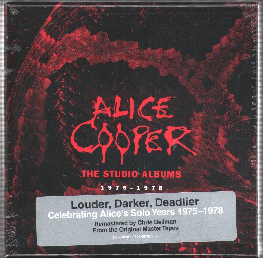 Alice Cooper - Studio Albums 1975 - 1978 - Cd Set