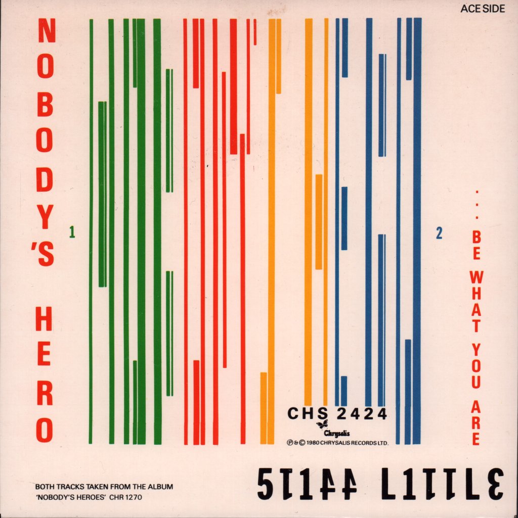 Stiff Little Fingers - Nobody's Hero - 7 Inch