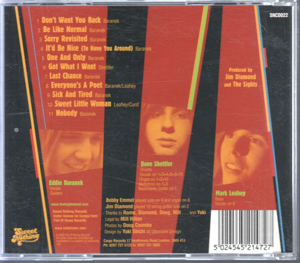 Sights - Got What We Want - Cd