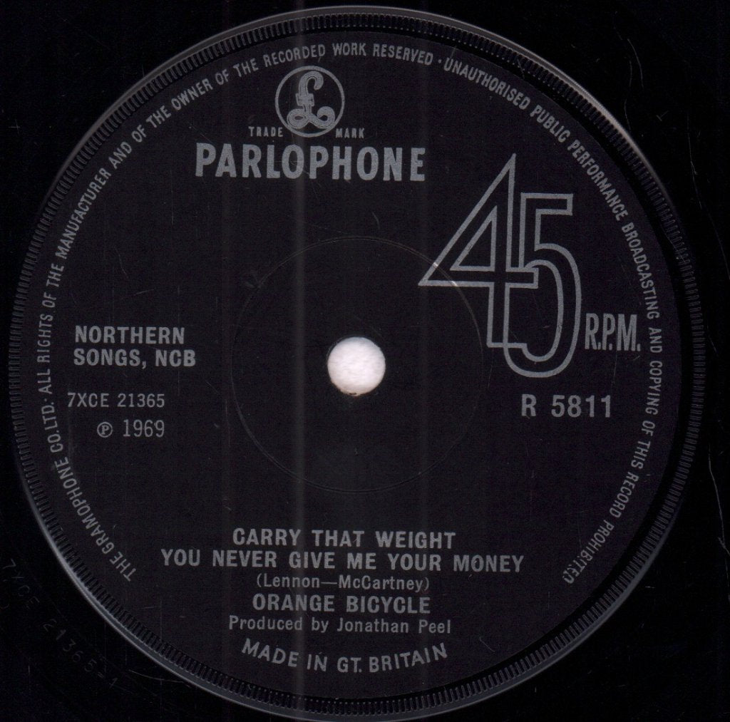 Orange Bicycle - Carry That Weight - 7 Inch