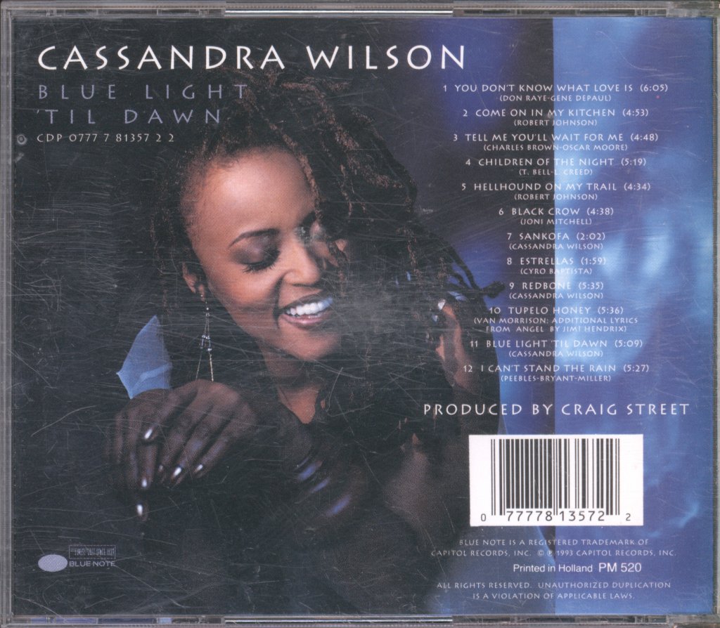 Cassandra Wilson - Blue Light 'Til Dawn - Cd