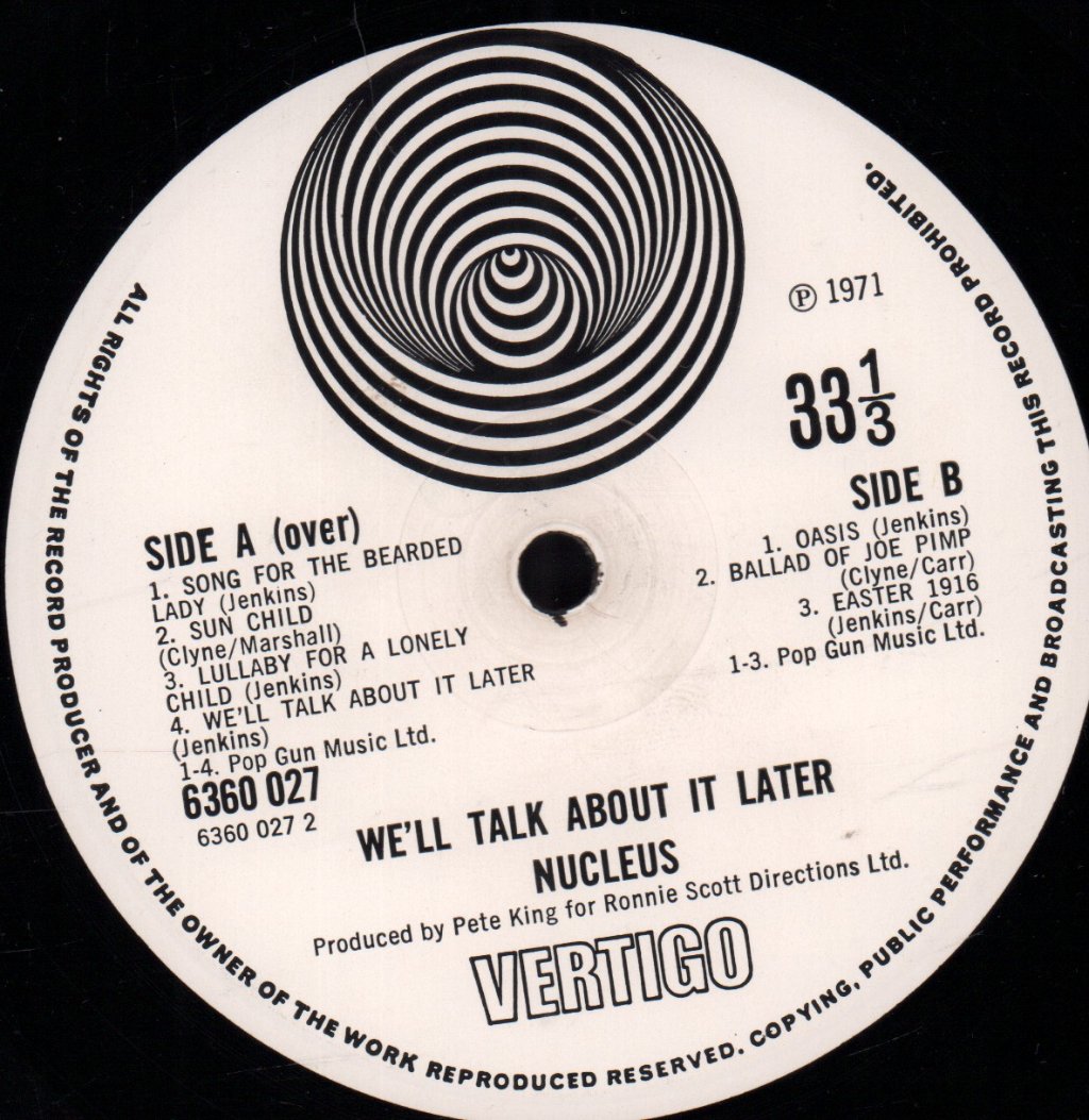 Nucleus - We'll Talk About It Later - Lp