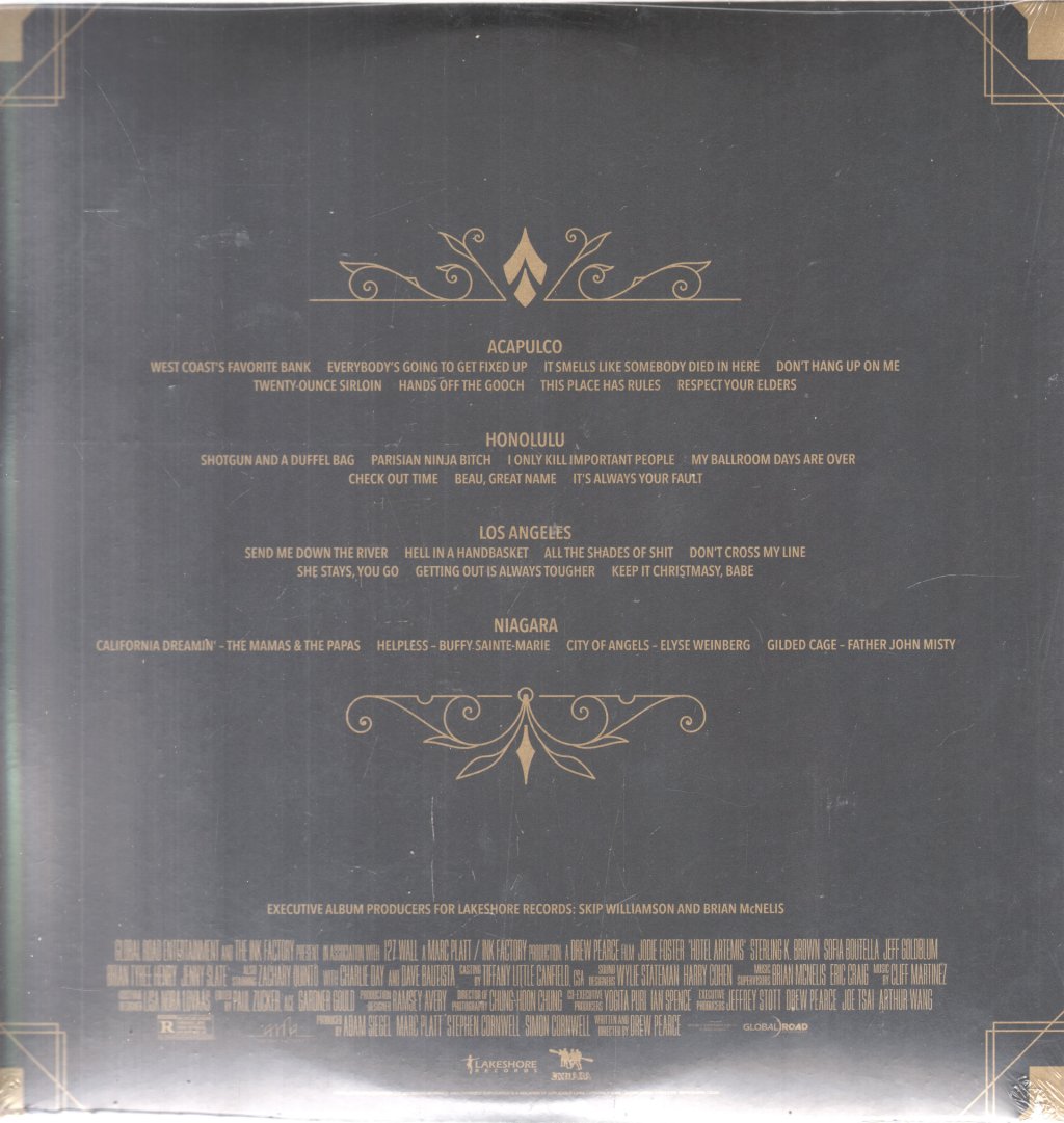 Cliff Martinez - Hotel Artemis (Original Motion Picture Soundtrack) - Double Lp