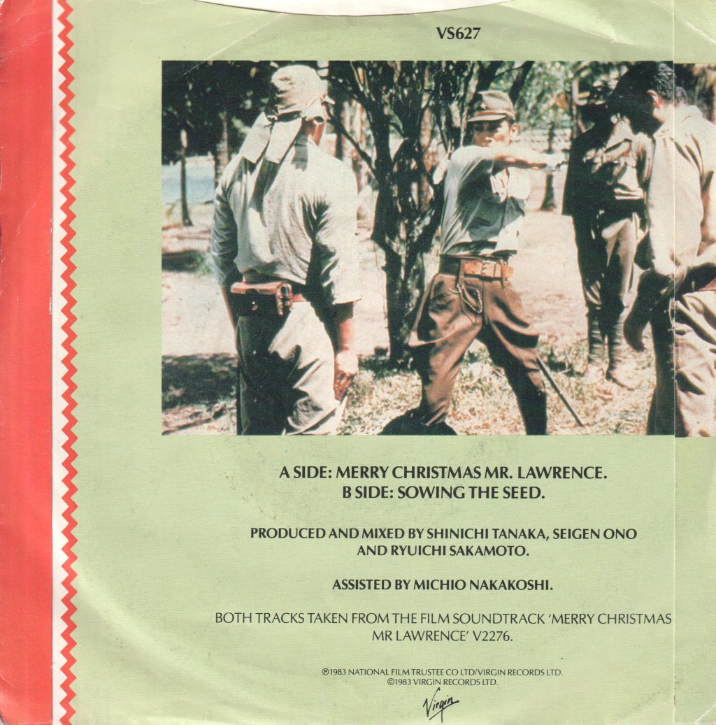 Ryuichi Sakamoto - Merry Christmas Mr Lawrence - 7 Inch