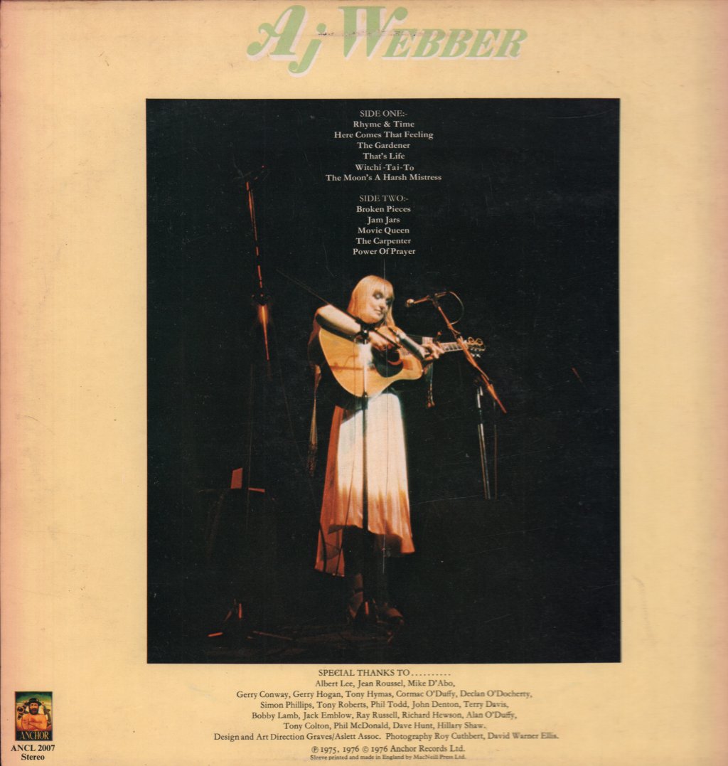 Aj Webber - Aj Webber - Lp