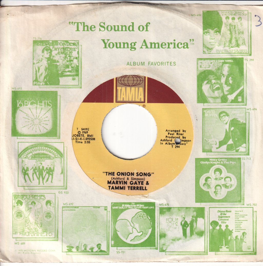 Marvin Gaye And Tammi Terrell - Onion Song - 7 Inch