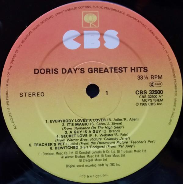 Doris Day - Doris Day's Greatest Hits - Lp