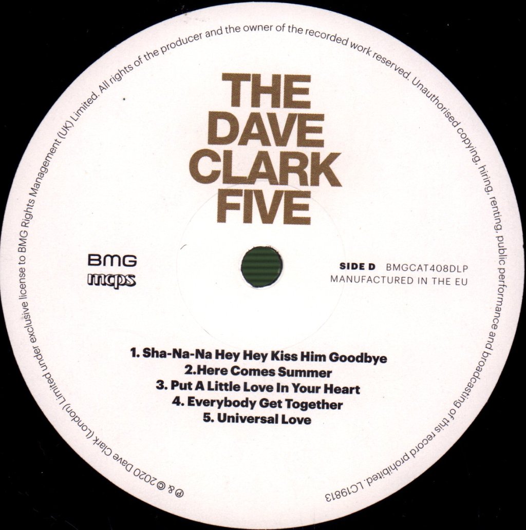 Dave Clark Five - All The Hits - Double Lp