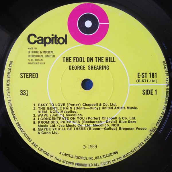 George Shearing - Fool On The Hill - Lp