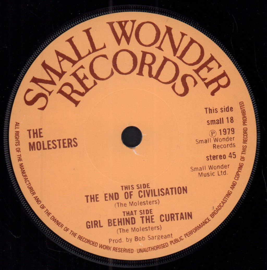 Molesters - End Of Civilisation - 7 Inch