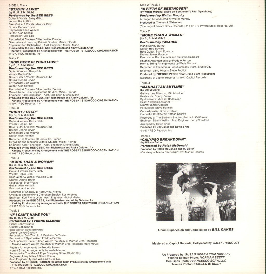 Various Artists - Saturday Night Fever (Original Movie Soundtrack) - Double Lp
