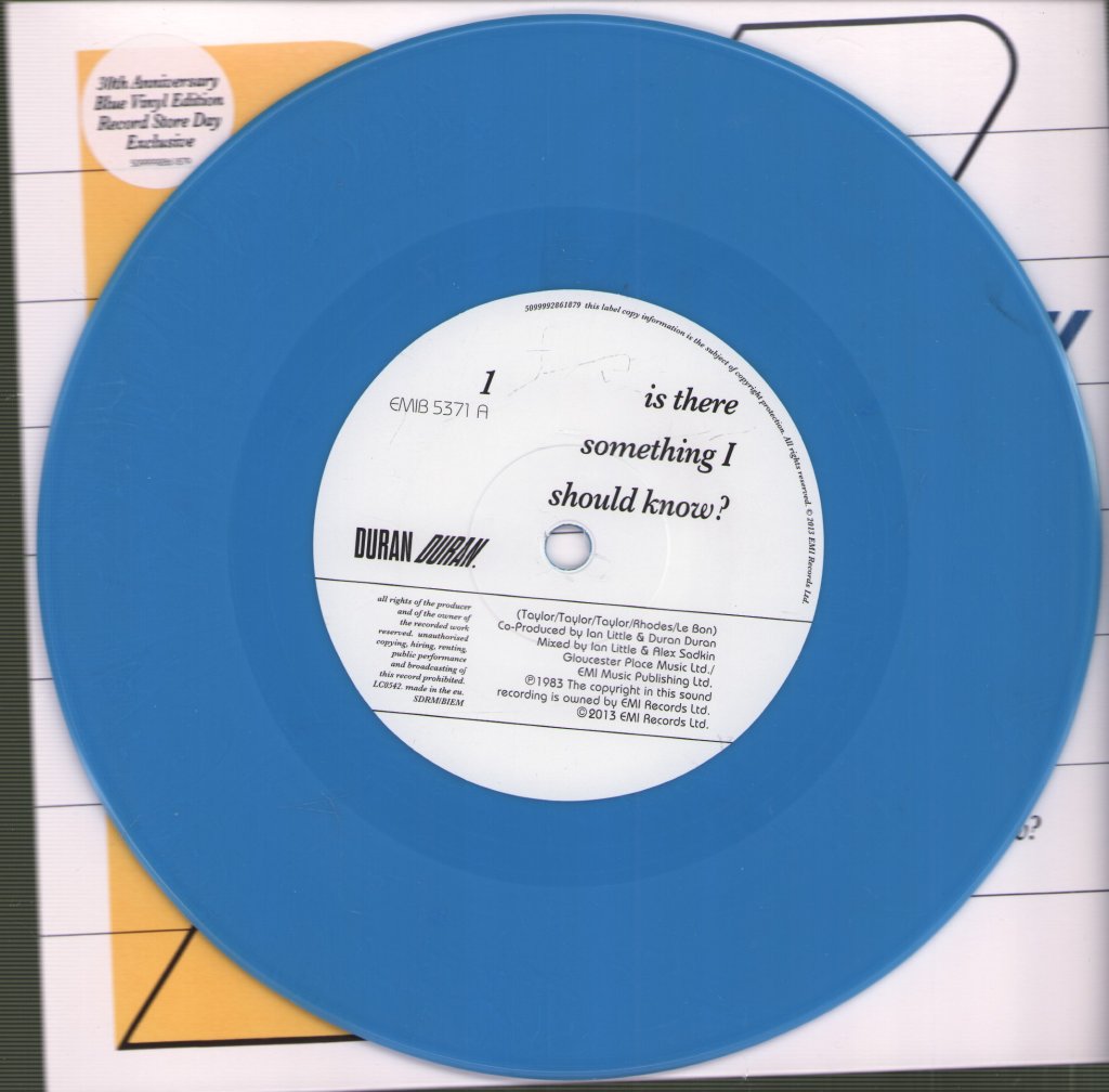 Duran Duran - Is There Something I Should Know? - 7 Inch