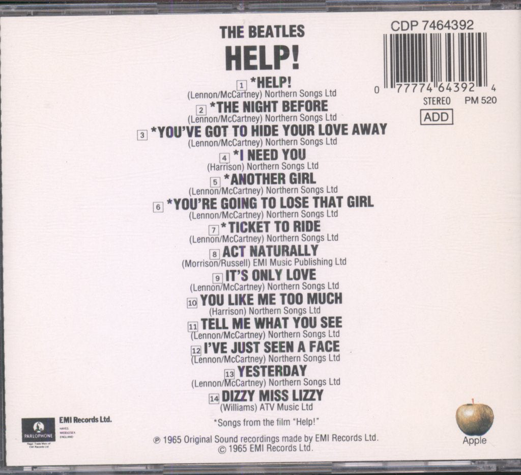 Beatles - Help! - Cd