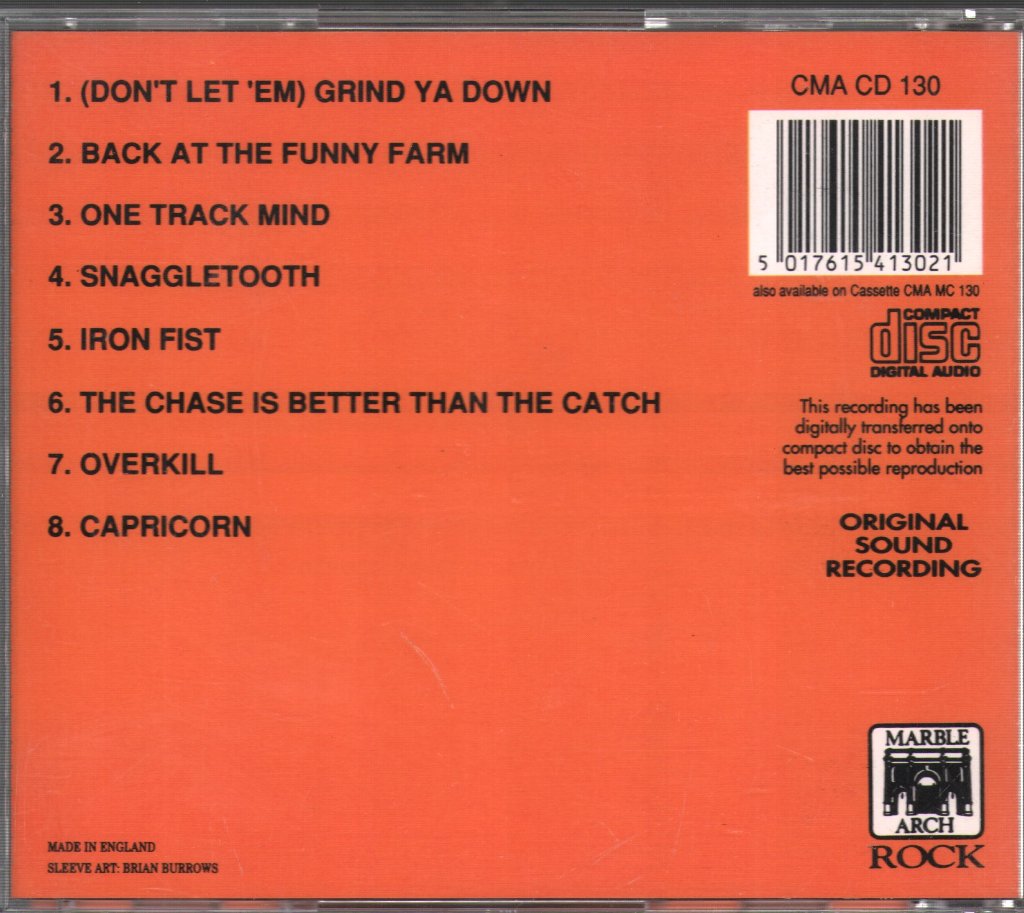 Motorhead - Grind Ya Down - Cd