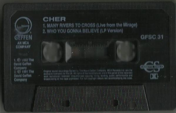 Cher - Many Rivers To Cross - Cassette