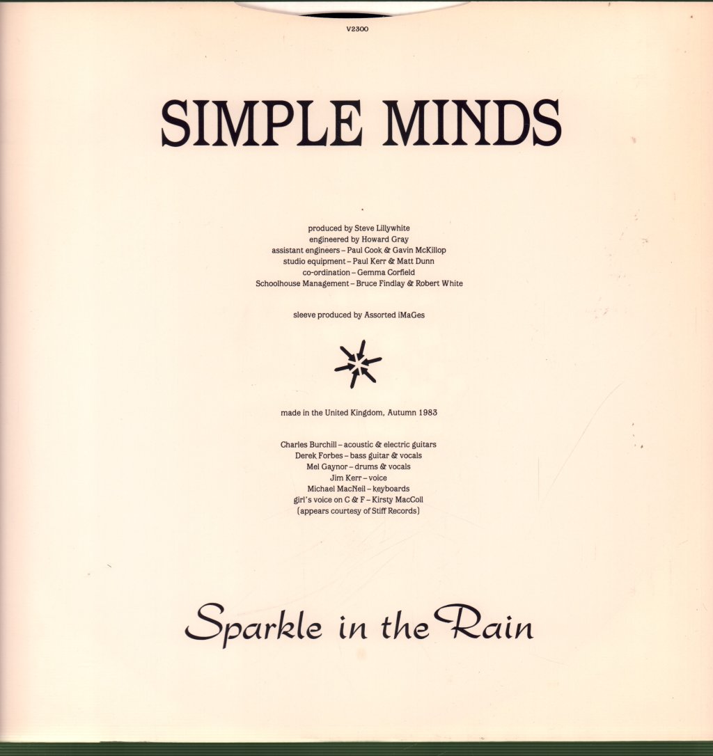 Simple Minds - Sparkle In The Rain - Lp