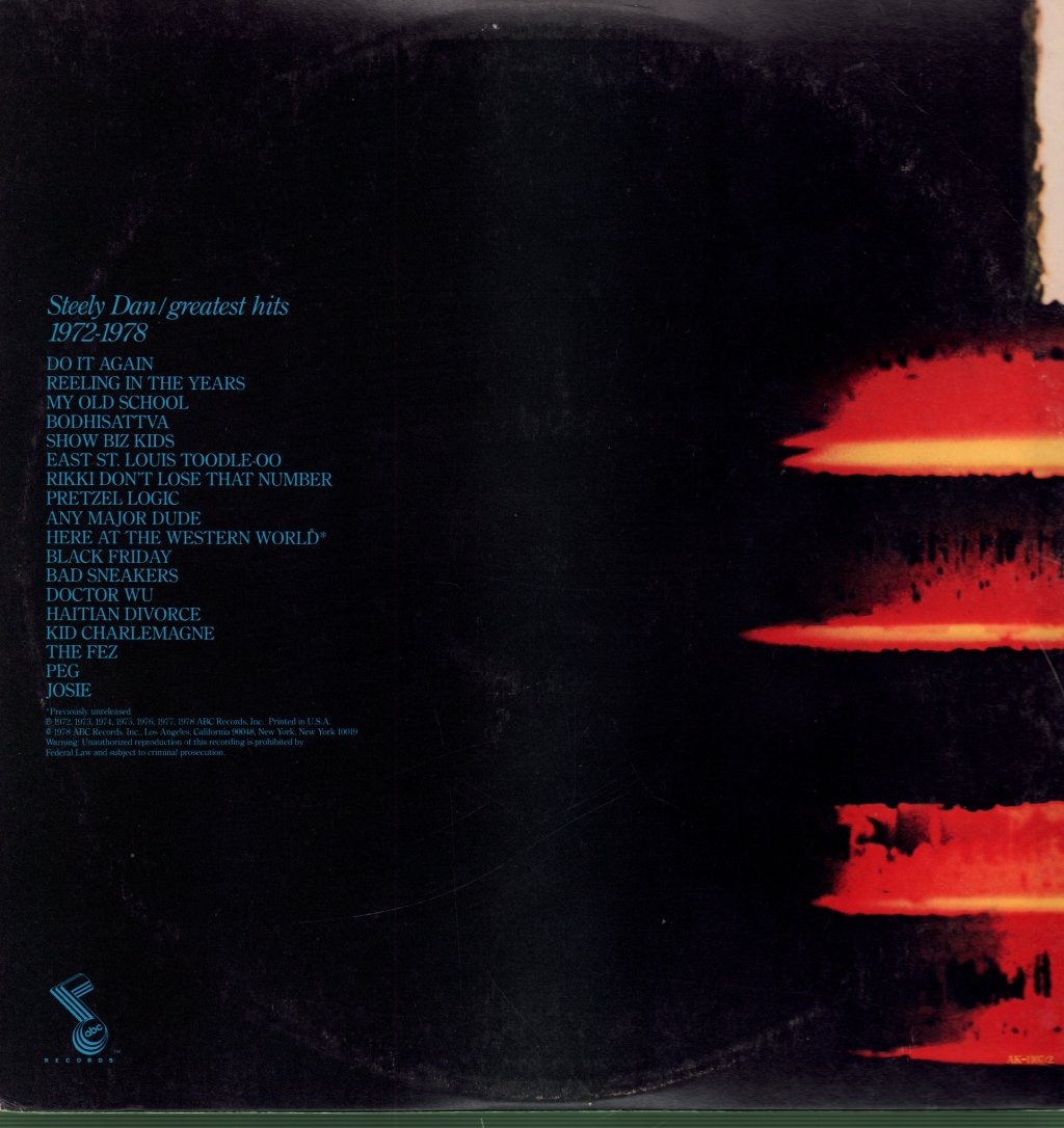 Steely Dan - Greatest Hits - Double Lp