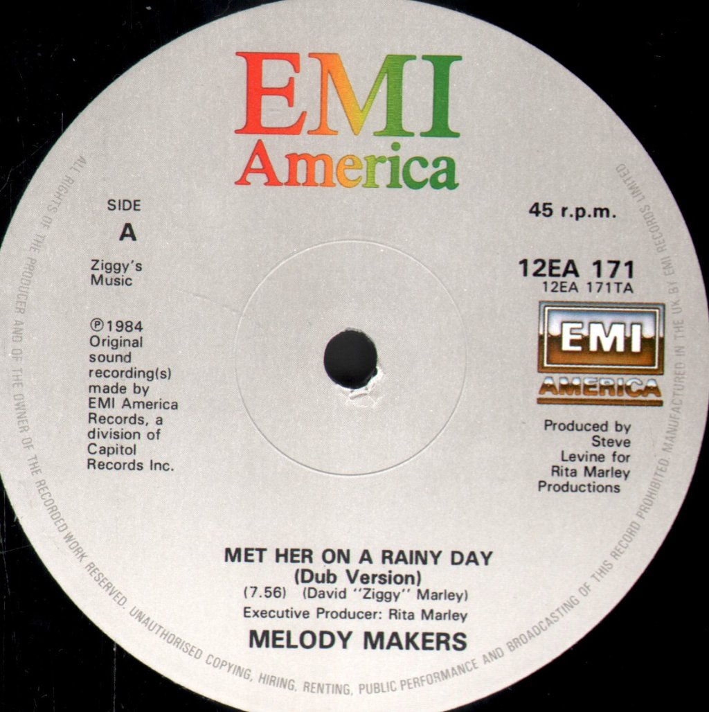 Melody Makers - Met Her On A Rainy Day - 12 Inch