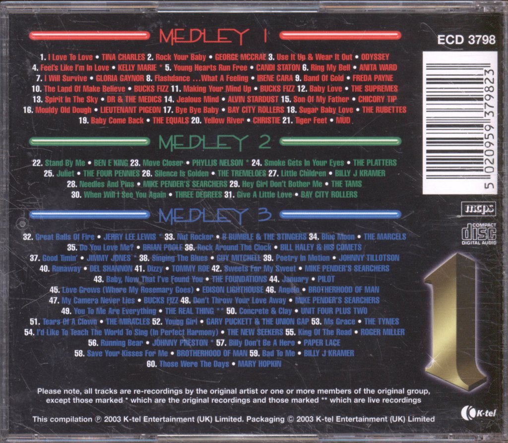 Various Artists - New Hooked On Number Ones - Experience - Cd