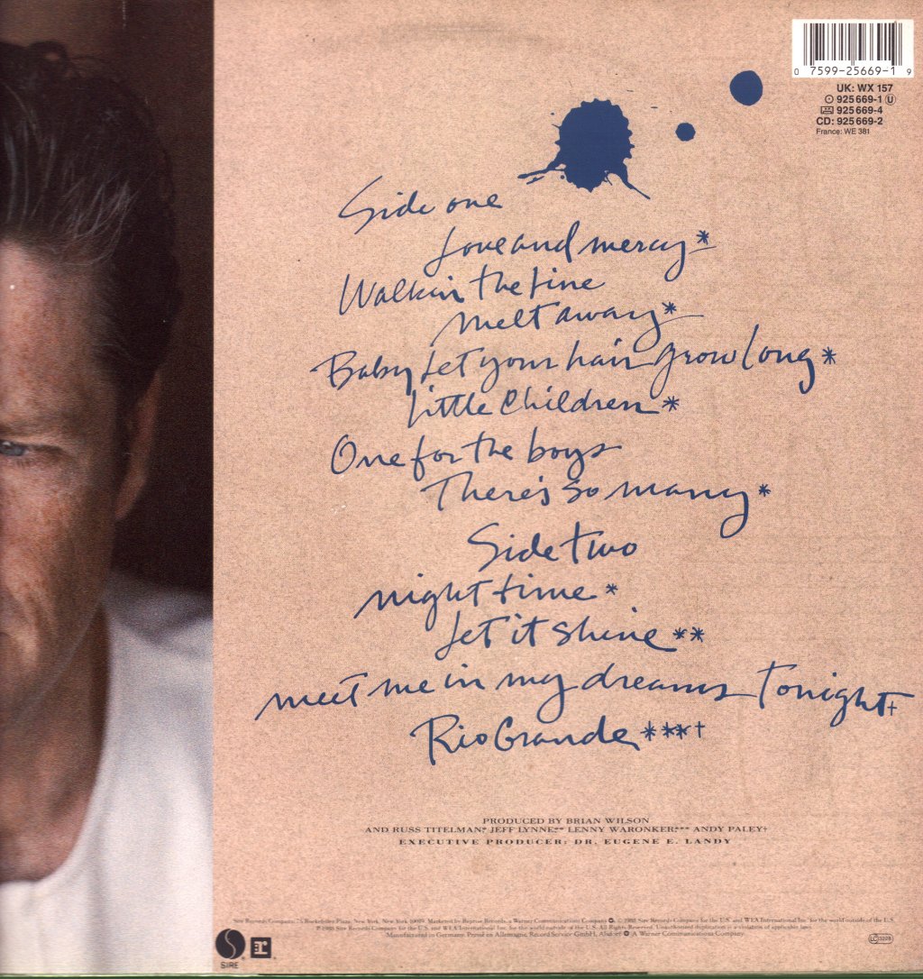 Brian Wilson (Beach Boys) - Brian Wilson - Lp