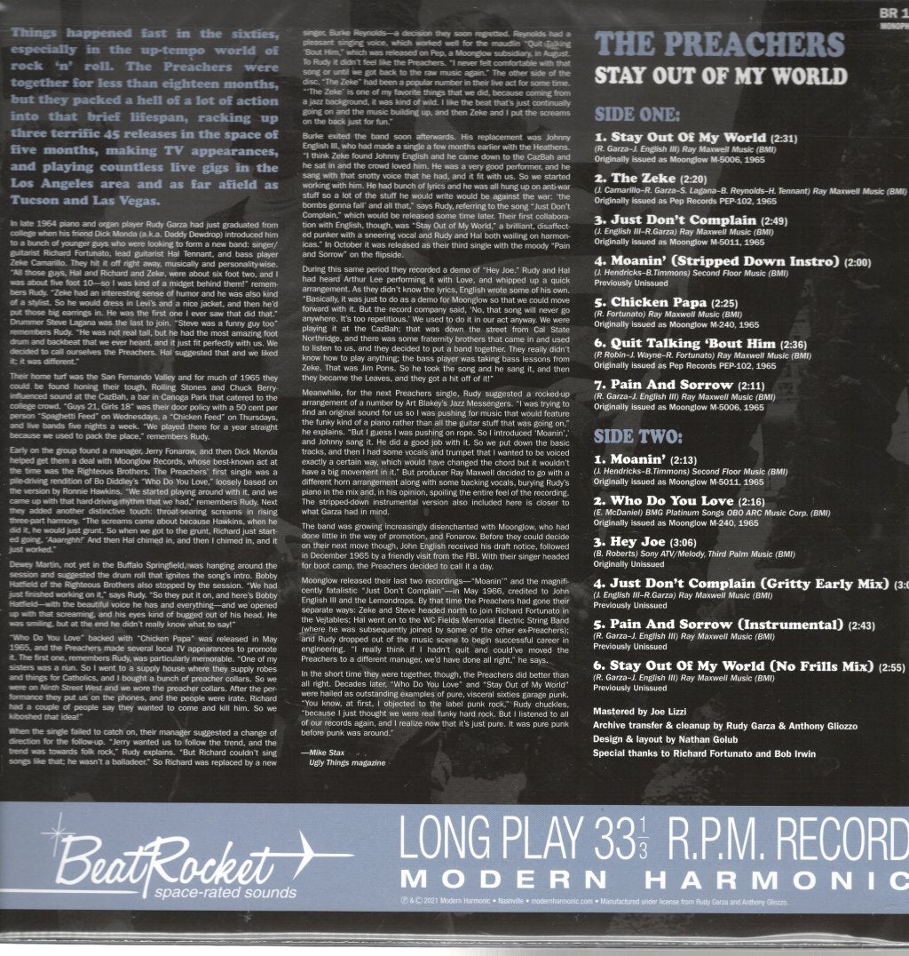 Preachers - Stay Out Of My World - Lp