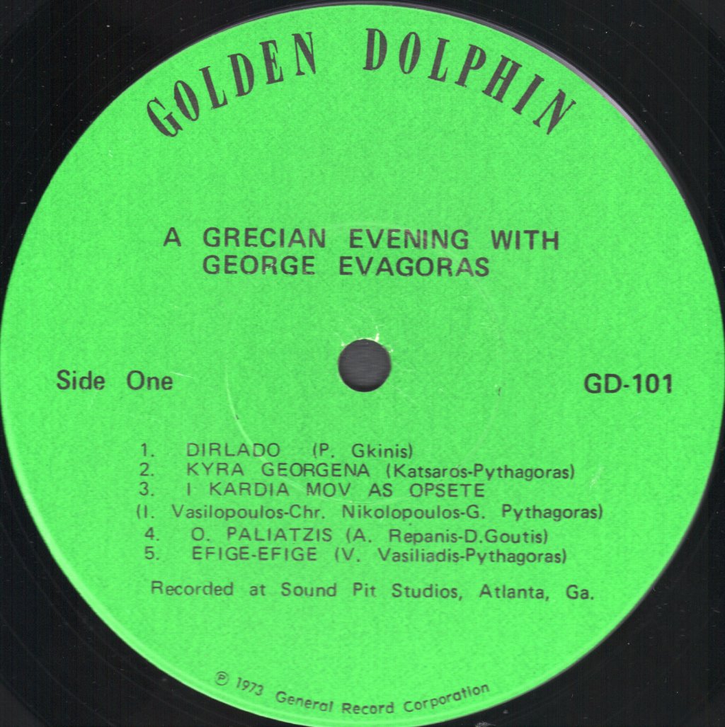 George Evagoras - A Grecian Evening With - Lp
