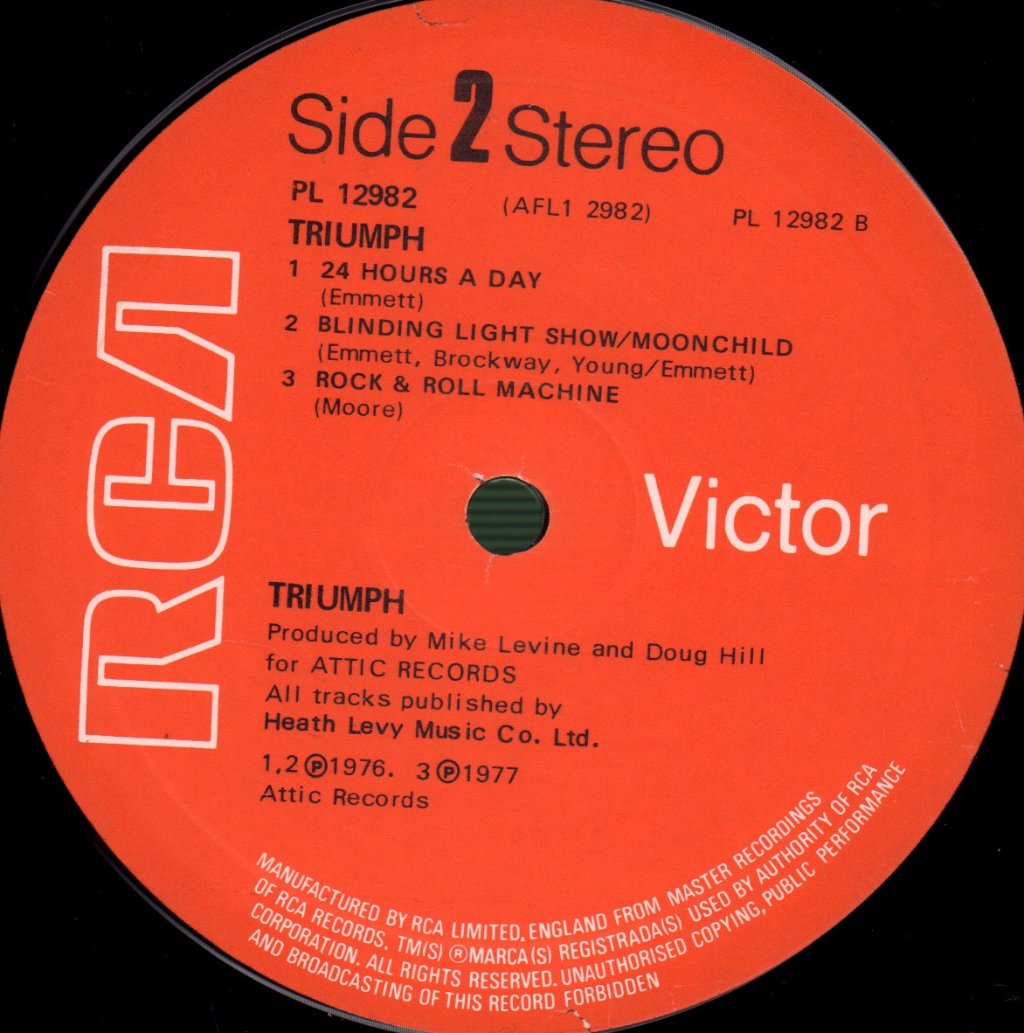 Triumph (Canadian Rock/Metal Group) - Triumph - Lp
